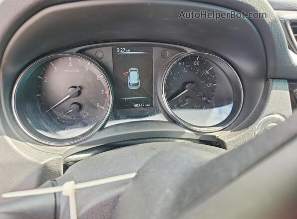 5N1AT2MT1HC862838 2017 NISSAN ROGUE Red Vista del cuadro de instrumentos