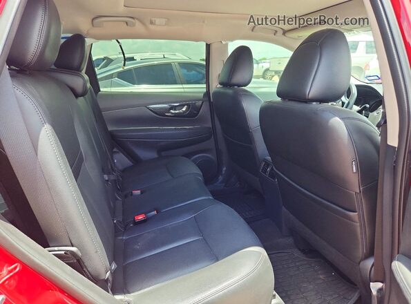 5N1AT2MT1HC862838 2017 NISSAN ROGUE Red Vista interior trasera
