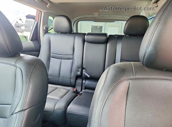 5N1AT2MT1HC862838 2017 NISSAN ROGUE Red Vista de los asientos traseros