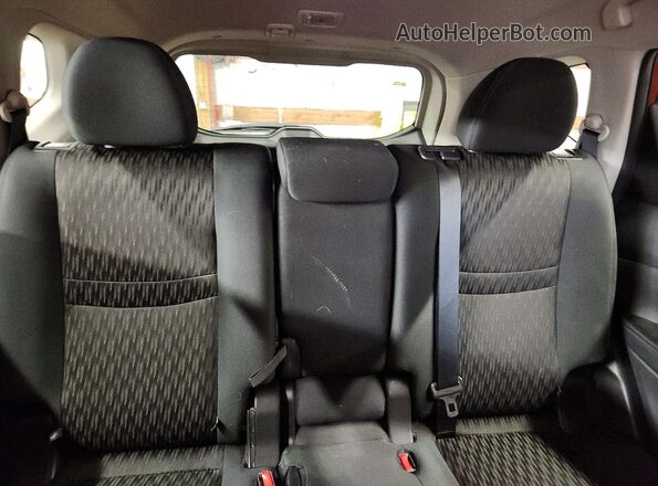 5N1AT2MT1JC736243 2018 NISSAN ROGUE Red Հետևի նստատեղերի տեսք