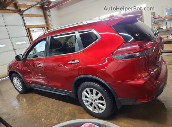 5N1AT2MT1JC736243 2018 NISSAN ROGUE Red Հետևի ձախ