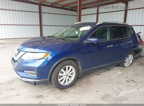 5N1AT2MT1JC801351 2018 NISSAN ROGUE Blue Vista tres cuartos delantera izquierda