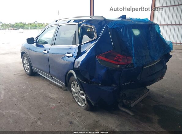 5N1AT2MT1JC801351 2018 NISSAN ROGUE Blue Trasero izquierdo