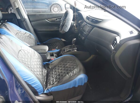 5N1AT2MT1JC801351 2018 NISSAN ROGUE Blue Vista interior delantera
