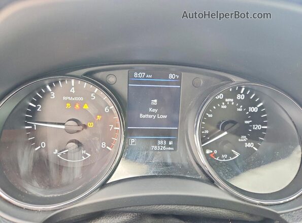 5N1AT2MT1KC706757 2019 NISSAN ROGUE Green Instrument cluster view