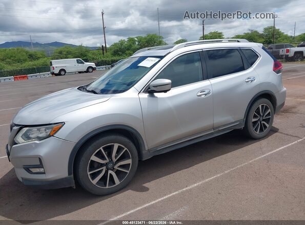 5N1AT2MT1KC708914 2019 NISSAN ROGUE Silver Առջևի ձախ երեք քառորդ տեսարան