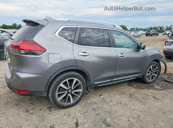 5N1AT2MT1KC778445 2019 NISSAN ROGUE Gray Задня права чверть