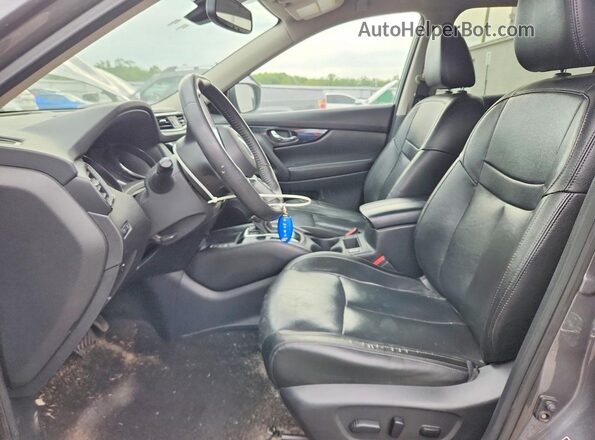 5N1AT2MT1KC778445 2019 NISSAN ROGUE Gray Вид салону спереду