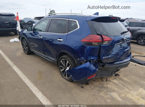 5N1AT2MT1LC716819 2020 NISSAN ROGUE Blue Rear left