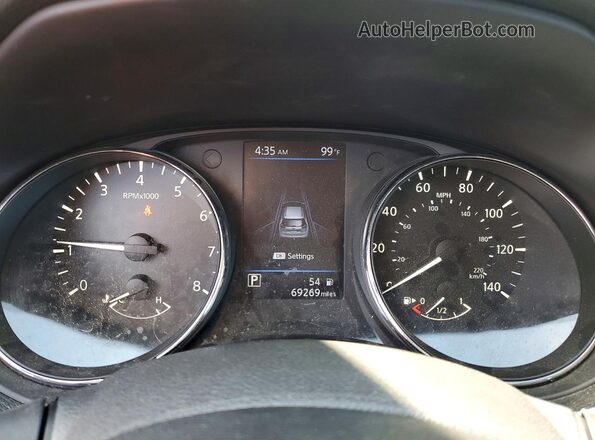 5N1AT2MT1LC731885 2020 NISSAN ROGUE Gray 