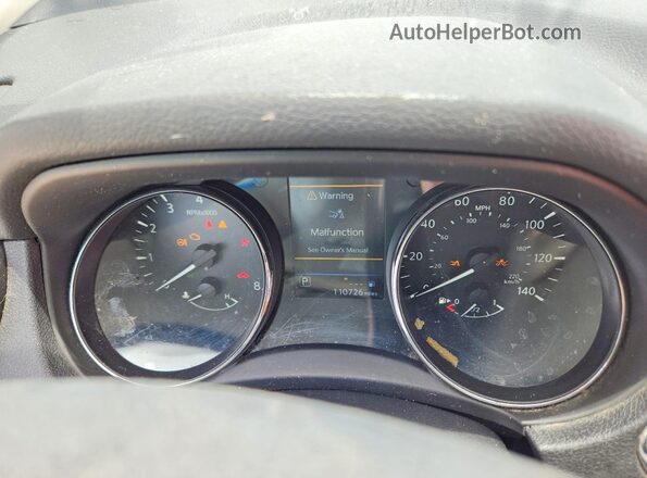 5N1AT2MT1LC769861 2020 NISSAN ROGUE White Instrument cluster view