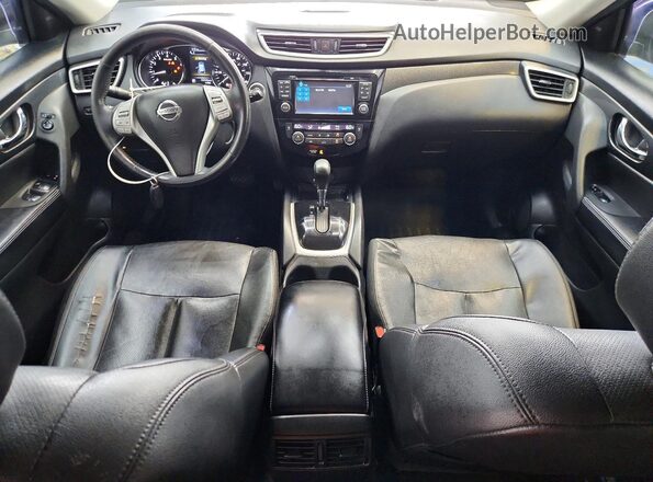 5N1AT2MT2GC780518 2016 NISSAN ROGUE Blue Dashboard view