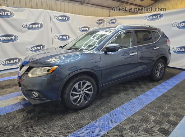 5N1AT2MT2GC780518 2016 NISSAN ROGUE Blue 360 interior view