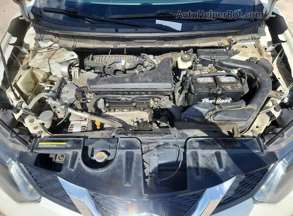 5N1AT2MT2GC809063 2016 NISSAN ROGUE White Vista del compartimento del motor
