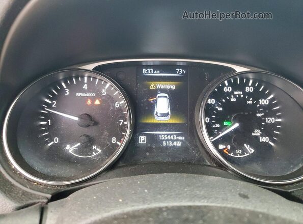 5N1AT2MT2GC841141 2016 NISSAN ROGUE Silver Սարքավորումների վահանակի տեսք