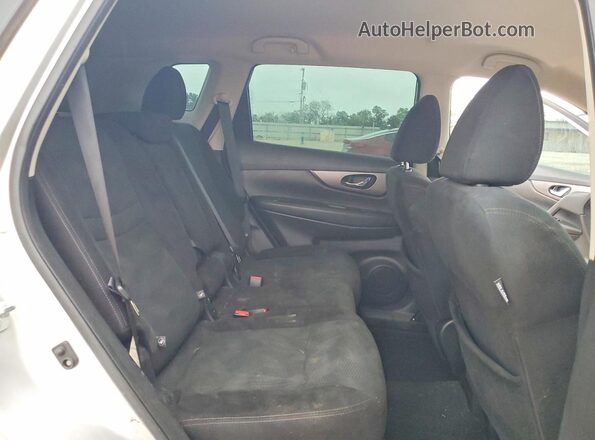 5N1AT2MT2GC841141 2016 NISSAN ROGUE Silver Հետևի նստատեղերի տեսք