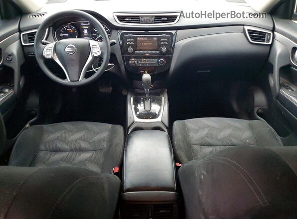 5N1AT2MT2GC841141 2016 NISSAN ROGUE Silver Առջևի վահանակի տեսք