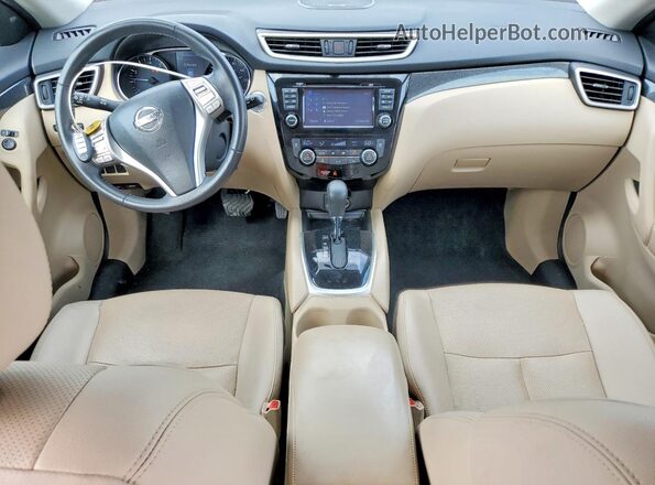 5N1AT2MT2GC868761 2016 NISSAN ROGUE Blue წინა პანელის ხედი