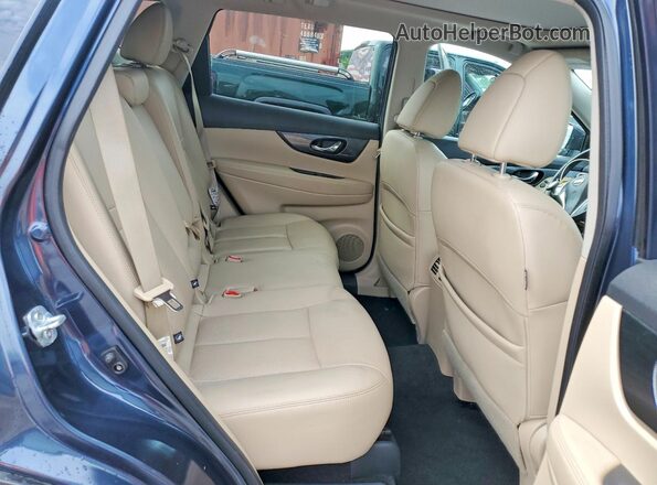 5N1AT2MT2GC868761 2016 NISSAN ROGUE Blue უკანა სალონის ხედი