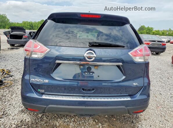 5N1AT2MT2GC868761 2016 NISSAN ROGUE Blue უკანა ხედი