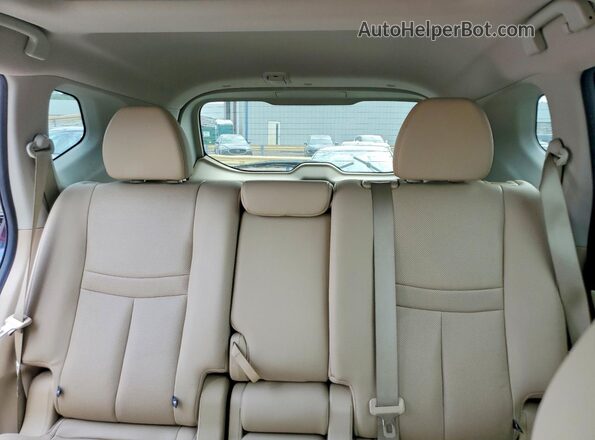 5N1AT2MT2GC868761 2016 NISSAN ROGUE Blue უკანა სავარძლების ხედი