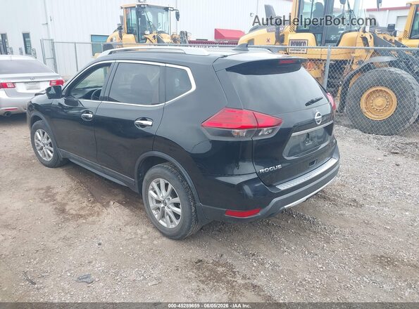 5N1AT2MT2HC787552 2017 NISSAN ROGUE Black უკანა მარცხენა