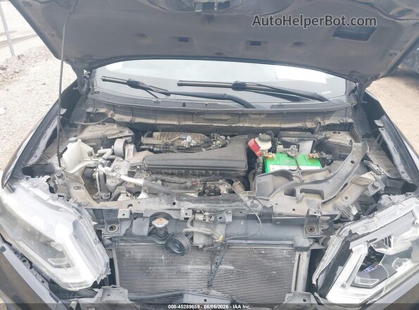 5N1AT2MT2HC787552 2017 NISSAN ROGUE Black უკანა ხედი