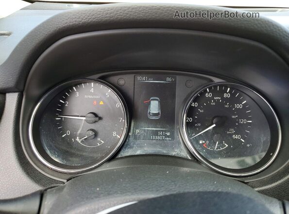 5N1AT2MT2HC787969 2017 NISSAN ROGUE Gray Вид щитка приладів