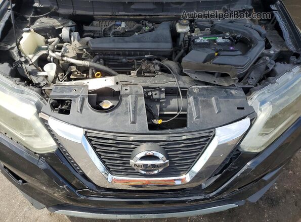 5N1AT2MT2HC814362 2017 NISSAN ROGUE Black Engine compartment view