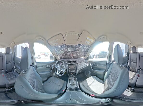 5N1AT2MT2HC814362 2017 NISSAN ROGUE Black 360 interior view