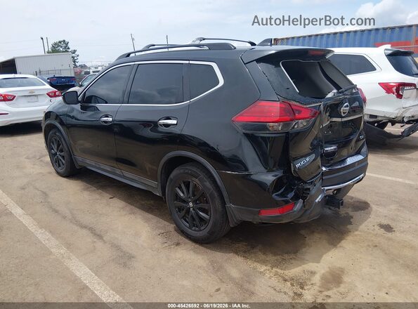5N1AT2MT2HC831548 2017 NISSAN ROGUE Черный Задняя левая четверть