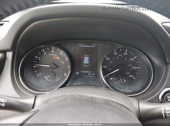 5N1AT2MT2HC831548 2017 NISSAN ROGUE Черный Вид задних сидений