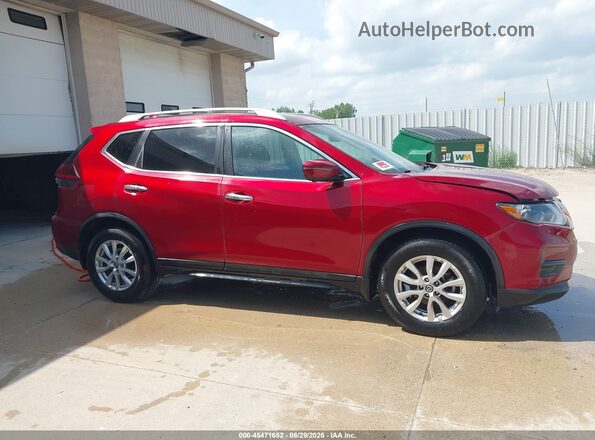 5N1AT2MT2JC769980 2018 NISSAN ROGUE Red Սալոնի հետևի տեսք