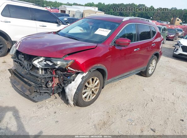 5N1AT2MT2JC847772 2018 NISSAN ROGUE Красный Передняя левая четверть