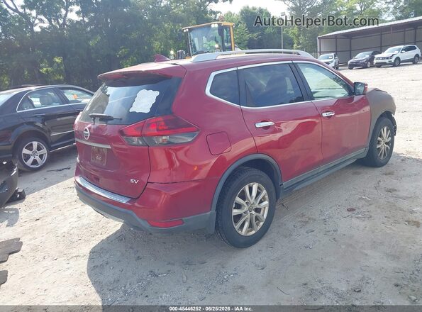 5N1AT2MT2JC847772 2018 NISSAN ROGUE Красный Задняя правая четверть