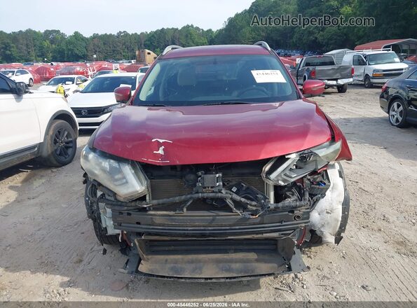 5N1AT2MT2JC847772 2018 NISSAN ROGUE Красный Вид щитка приборов