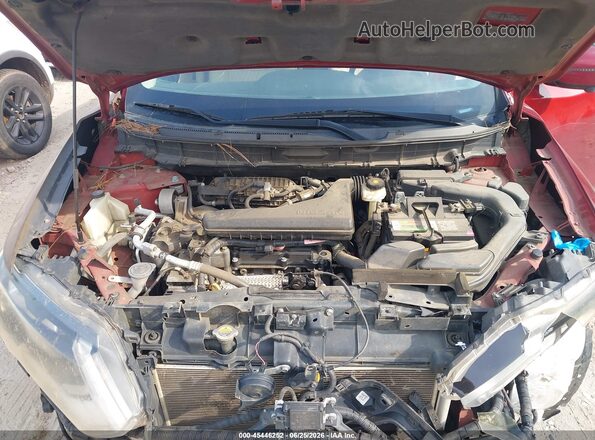 5N1AT2MT2JC847772 2018 NISSAN ROGUE Красный Вид сзади