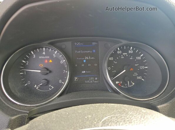 5N1AT2MT2KC767194 2019 NISSAN ROGUE Gray Instrument cluster view