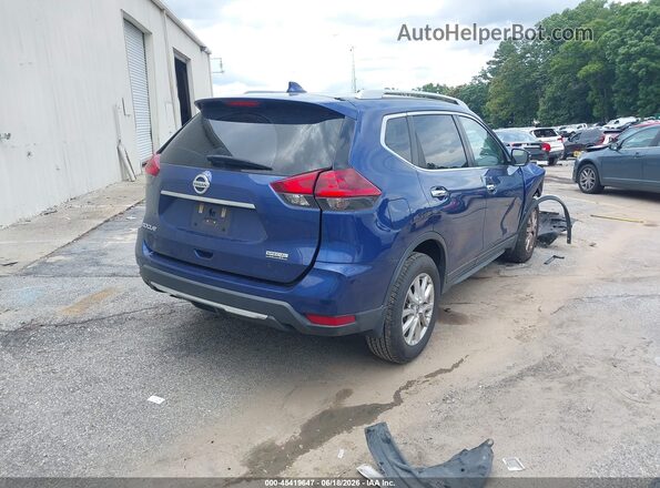 5N1AT2MT2KC801215 2019 NISSAN ROGUE Blue Задня права чверть