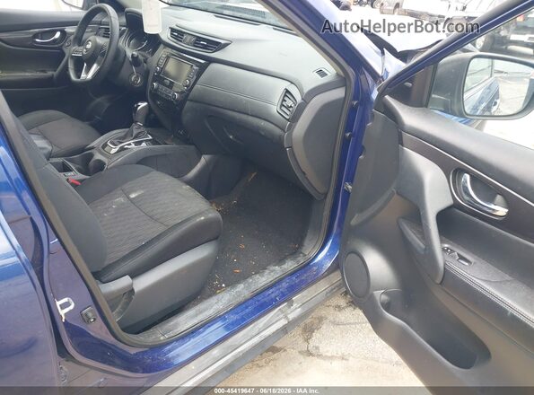 5N1AT2MT2KC801215 2019 NISSAN ROGUE Blue Вид салону спереду
