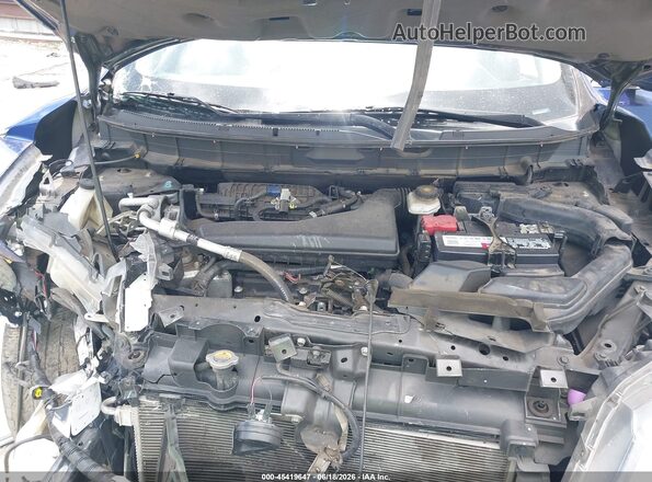 5N1AT2MT2KC801215 2019 NISSAN ROGUE Blue Вид ззаду