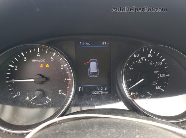 5N1AT2MT2KC843707 2019 NISSAN ROGUE Gray 