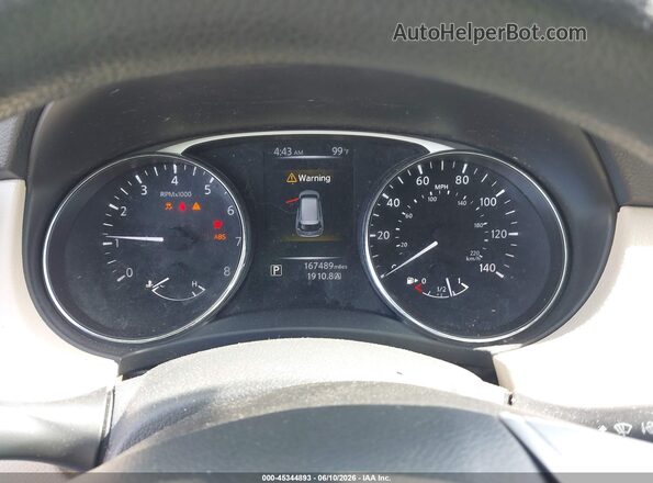 5N1AT2MT3GC850382 2016 NISSAN ROGUE White Vista de los asientos traseros