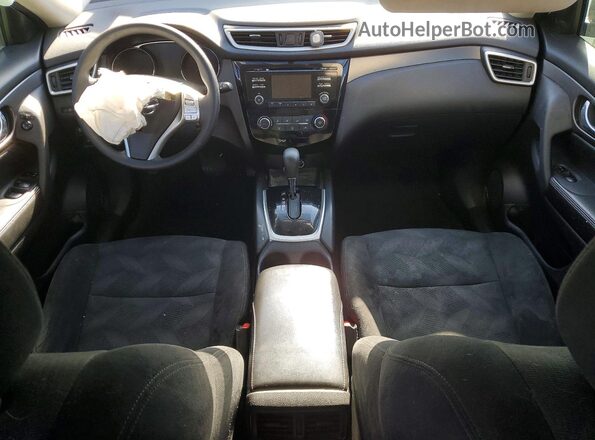 5N1AT2MT3GC862421 2016 NISSAN ROGUE White Вид панелі приладів