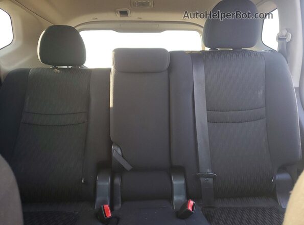 5N1AT2MT3HC771747 2017 NISSAN ROGUE Black Rear seats view