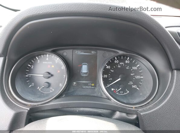 5N1AT2MT3HC887465 2017 NISSAN ROGUE Gray Հետևի նստատեղերի տեսք