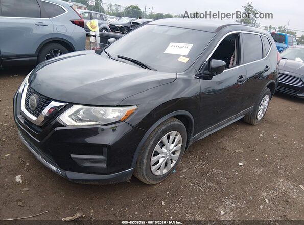 5N1AT2MT3JC709710 2018 NISSAN ROGUE Black Vista tres cuartos delantera izquierda