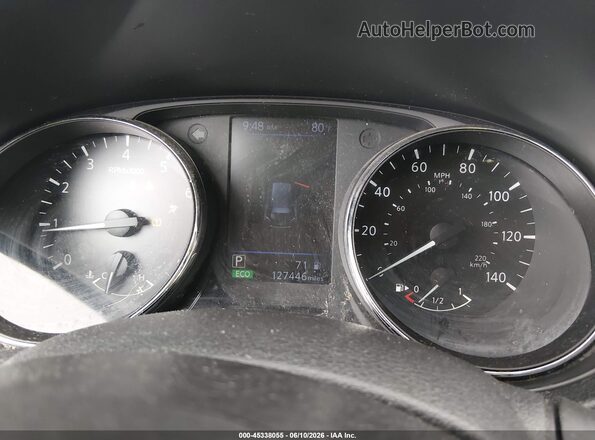 5N1AT2MT3JC709710 2018 NISSAN ROGUE Black Vista de los asientos traseros