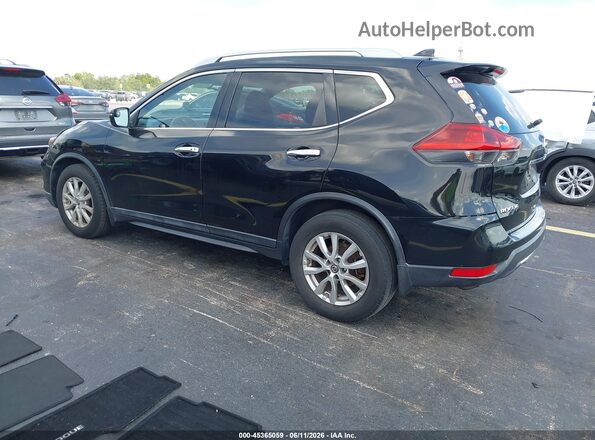 5N1AT2MT3JC819608 2018 NISSAN ROGUE Black უკანა მარცხენა