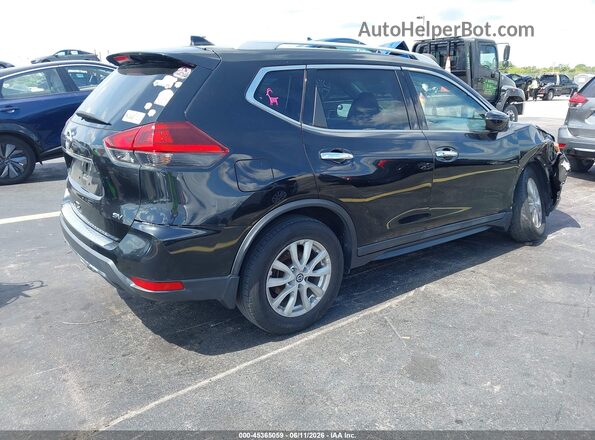 5N1AT2MT3JC819608 2018 NISSAN ROGUE Black უკანა მარჯვენა